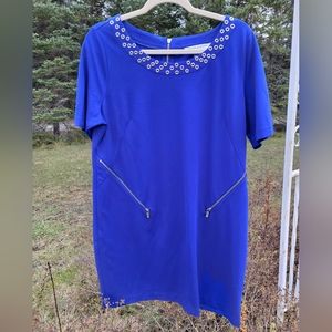 "Electric Blue" Studded 👗 Dress